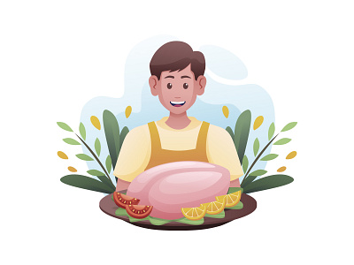 Benefits of Chicken Breast - Free Illustration 04