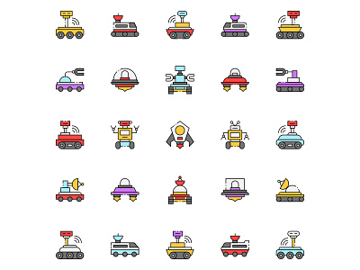 Mars Rover Icons cartooning design free download free icons free vector freebie icon set icons download illustration illustrator mars mars rover mars rover icon mars rover vector vector vector design vector download vector icon