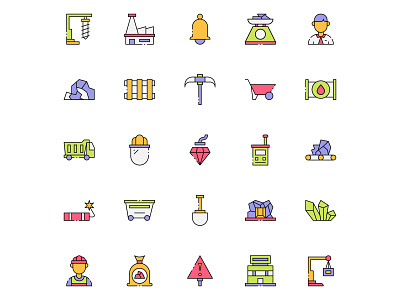 Mining and Quarrying Icons free download free icons free vector freebie icon set icons download illustration illustrator mining mining icon mining vector vector vector design vector download vector icon