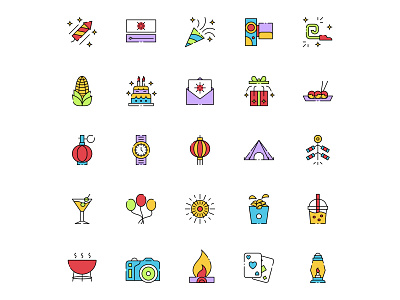 25 New Year Vector Icons ai download cartooning free download free icons free vector freebie icon set icons download illustration illustrator new year new year celebration new year icon new year vector party party icon vector vector design vector download vector icon