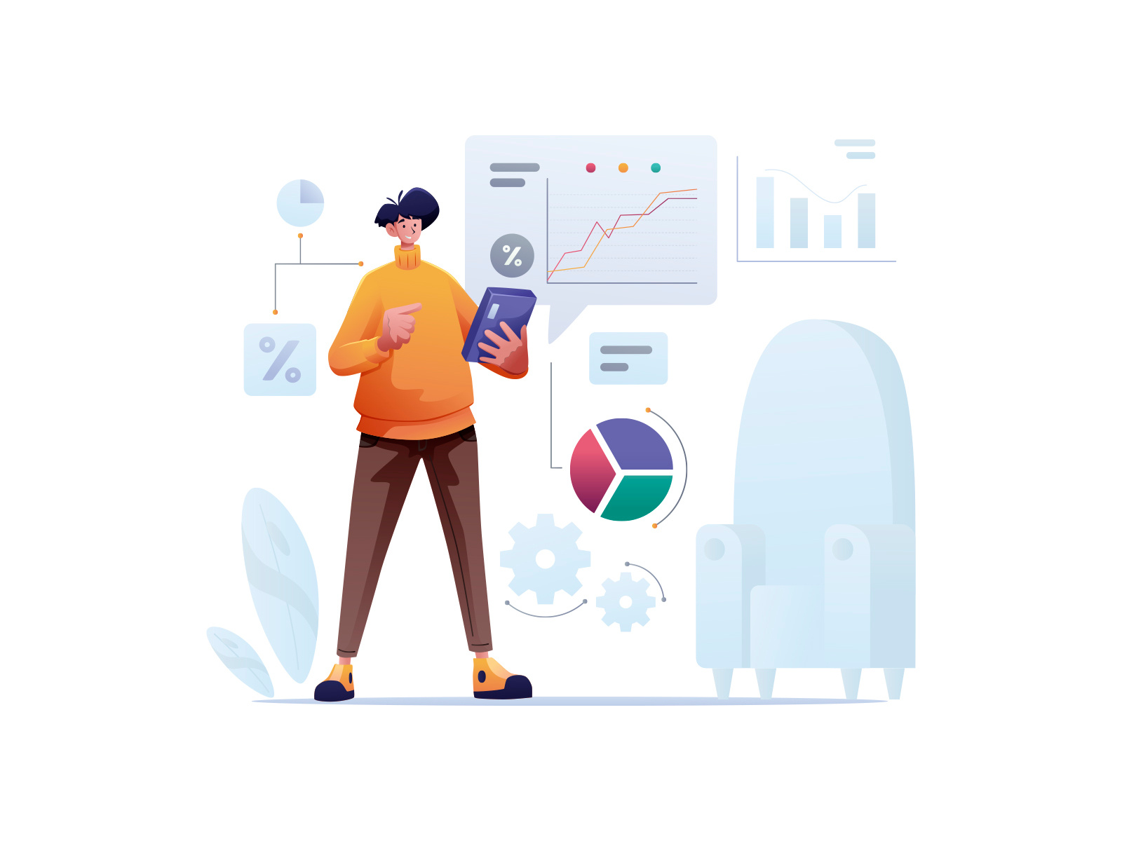 Data - Free Illustration 01 by Unblast on Dribbble