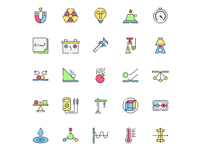 25 Physics Vector Icons cartooning design free download free icons free vector freebie icon set icons download illustration illustrator physics physics icons physics vector vector vector design vector download vector icon