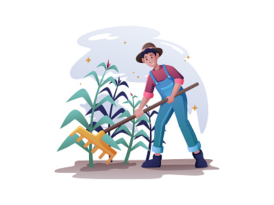 Free Farmer Illustration 02