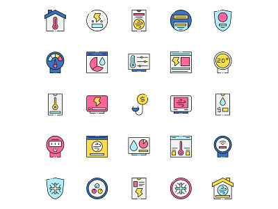 25 Smart Meters Icons free download free icons freebie icon set icons download illustrator smart meter smart meter icon smart meter vector vector vector design vector download vector icon