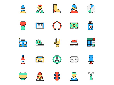 Colored Urban Tribes Icons cartooning design free download free icon free vector freebie icon set icons download illustration illustrator urban tribes urban tribes icon vector vector design vector download vector icon