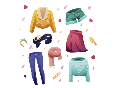 Girls clothing Vectors & Illustrations for Free Download