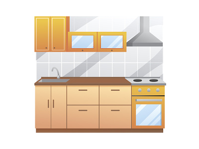 Kitchen Design Illustration 04