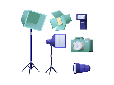 Camera accessories Illustration