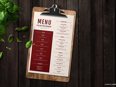 Italian Restaurant Menu Template free free ai free download free psd free template freebie illustrator template psd download template vector