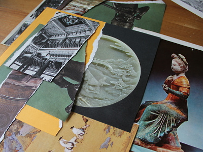 Upcoming Event Collage artwork branding collage design graphic design photography retro futurism texture