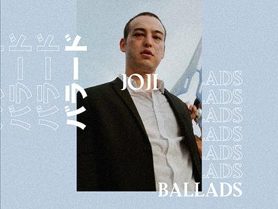 JOJI - BALLADS 1 Redesign album artwork artwork ballads 1 filthyfrank freelance design graphic designer pink guy slow dancing in the dark test drive typography design wanted u will he yeah right