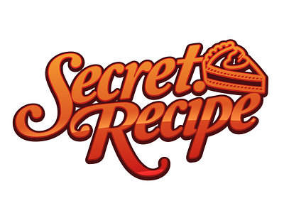 Secret Recipe Logo branding design logo logotype typography