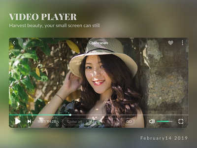 Video player ui 设计