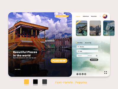 Travel App Design