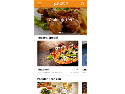 Food App Mock app food mobile mock onlinefood