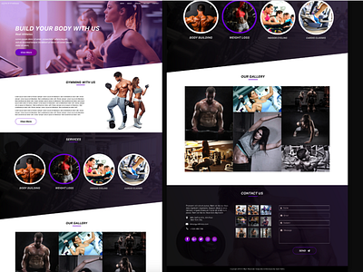 gym fitness website