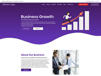 Corporate Upcoming Website corporate corporate branding corporate mock corporate website website design