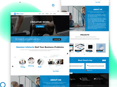 Corporate Website Landing Page corporate corporate design corporate website website