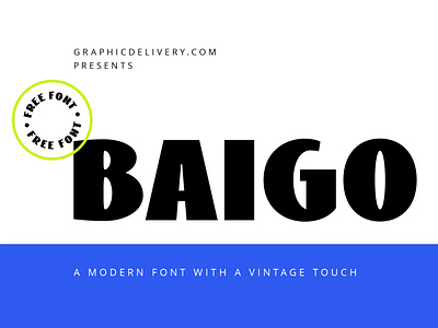 Baigo Free Font