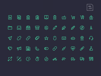 Stroke Gap Icons Vol 2