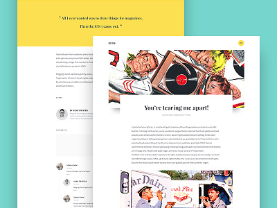 Blog Post blog design flat layout minimal post theme ui ux website white