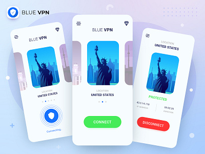 Blue VPN - Vpn app for anonymous suffering. 14 app clock widget design icon ios ios 14 iphone 12 iphone 12 pro max ipsec vpn vpn app