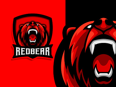 Red Bear Logo Design