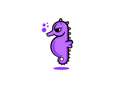 Seahorse animal animation cartoon character cute cute design design design character designer freelance graphic design illustration illustrator logo logo animal logo design seahorse vector vector art