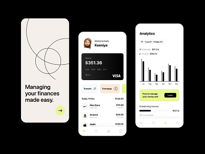 Finance - Mobile Banking App app application banking design design app figma finance fintech mobile mobile app ui