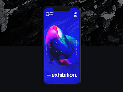 Exhibition Mobile App UI concept