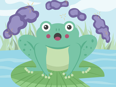 Magic Frog Illustration