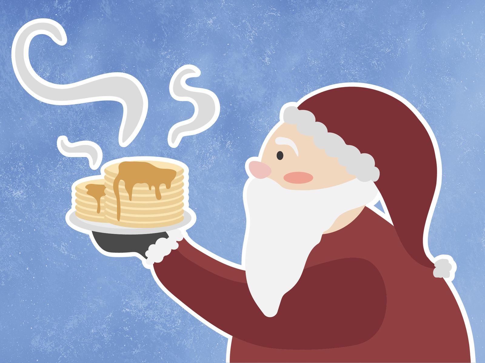 Breakfast With Santa Illustration by Marisa Rothbauer on Dribbble