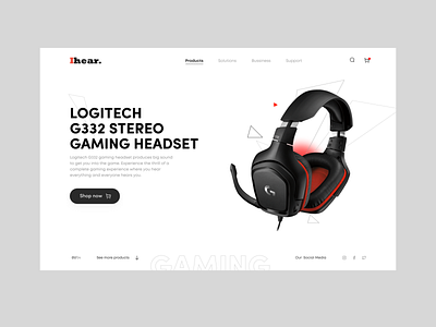 Ihear. Gaming Headset Website