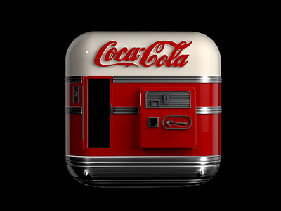 Coke Machine iOS Icon by CrazyNik on Dribbble