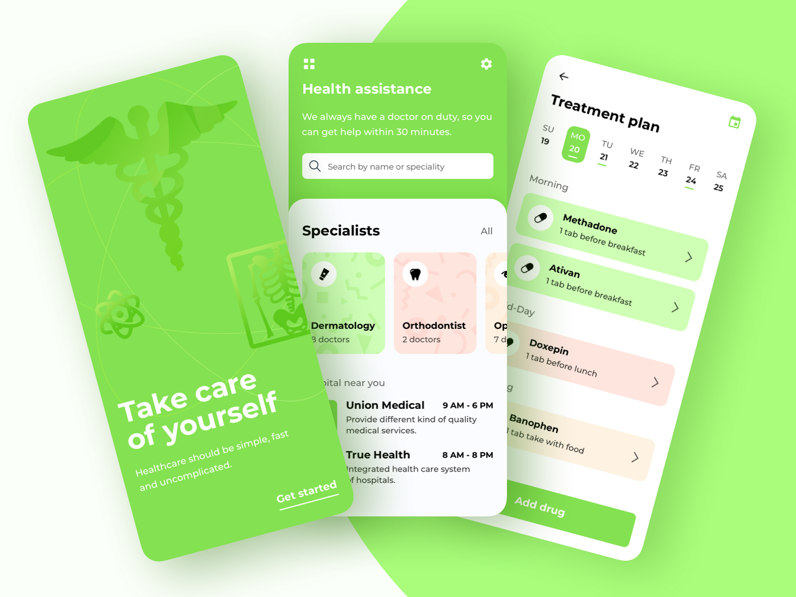 Medical Application by Kate K. for MWDN on Dribbble