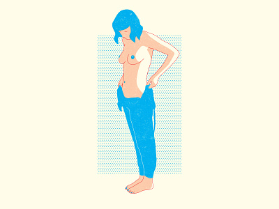Statues blue color colour cyan illustration illustrator magenta nsfw nude nudity portrait print statue vector woman