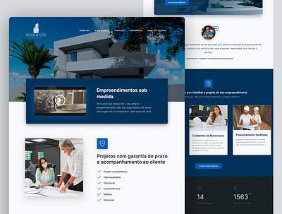 Website - Modernize Construtora brasil brazil design florianopolis floripa interfacedesign uidesign uxdesign