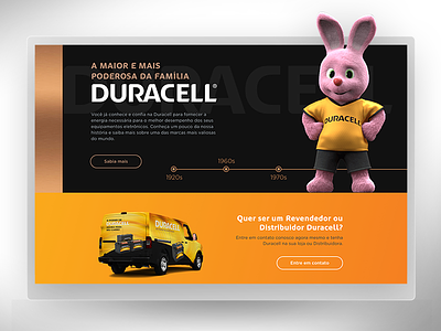 Website Duracell Automotive Batteries automotive batteries brazil bunny desktop duracell florianopolis interface site uidesign uxdesign website