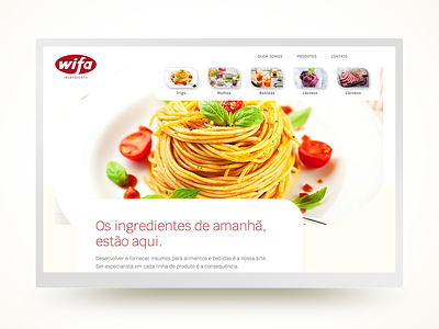 Wifa Ingredientes - Website brasil brazil florianopolis interfacedesign santa catarina site uidesign uxdesign website