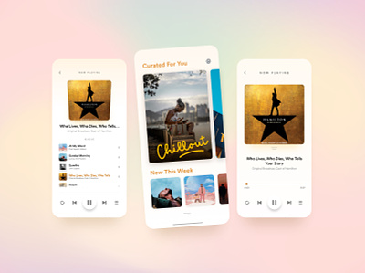 Music Player adobexd app behance concept design dribbble idea inspiration interface minimal music music app player ui ux