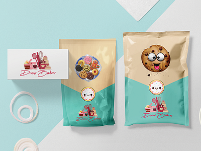 Bakery Branding and Packaging -  Divine Bakers