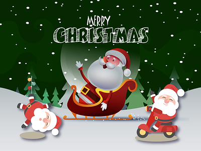 Merry Christmas Happy Holidays christmas christmas ball christmas card holiday cards illustration santa claus snowman