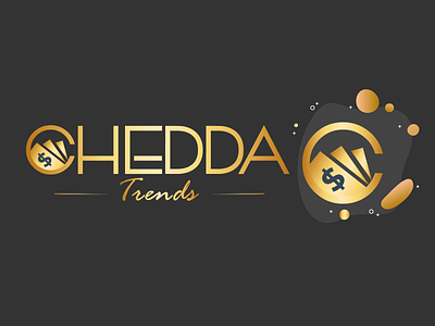 💲 Chedda Trends branding cash colors design identity design illustration logo typography vector wordmark logo