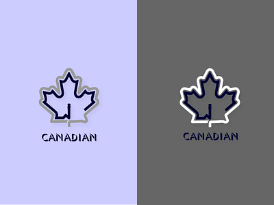 Canadian Finance app branding canada canadian colors flag logo icon illustration logo typography vector web