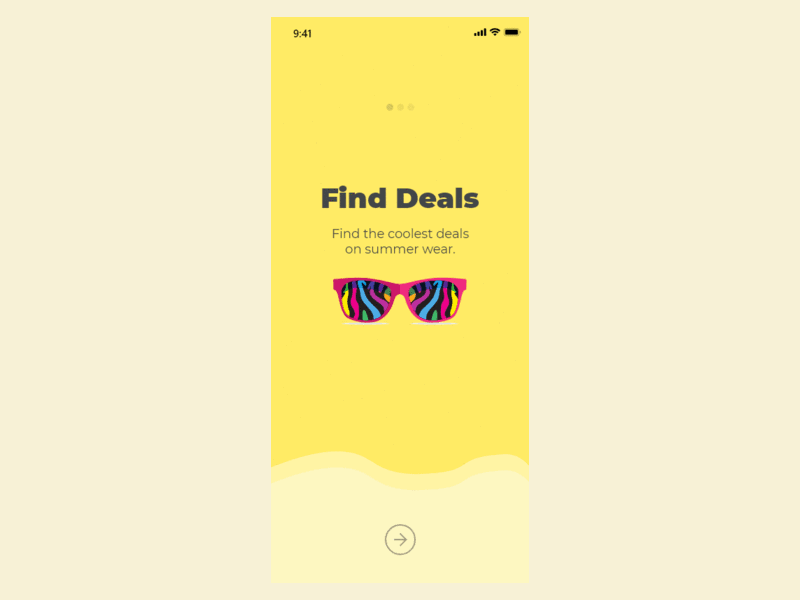 Summer Wear App Onboarding