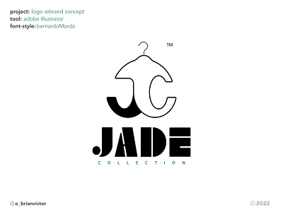 Jade Collection logo rebrand concept