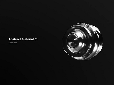 Abstract Materials vol. 01 - Silverene 3d animation blender cinema4d design dynamic interaction motion graphics noise octane render rendering