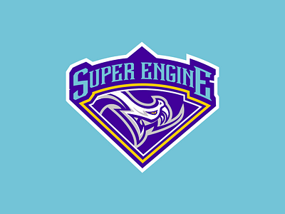 Super engine secondary logo basketball hangzhou logo snake streetball