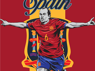 Andres Iniesta football iniesta soccer spain uefaeuro worldcup