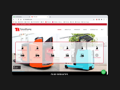 TRForklift Website Redesign